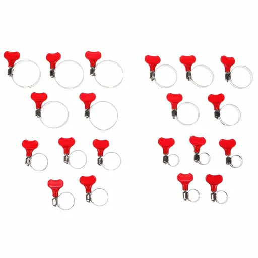 Sixtol Hadicová clemă cu fluture MECHANIC CONNECTSET 20, 10-44 mm, 20 buc.