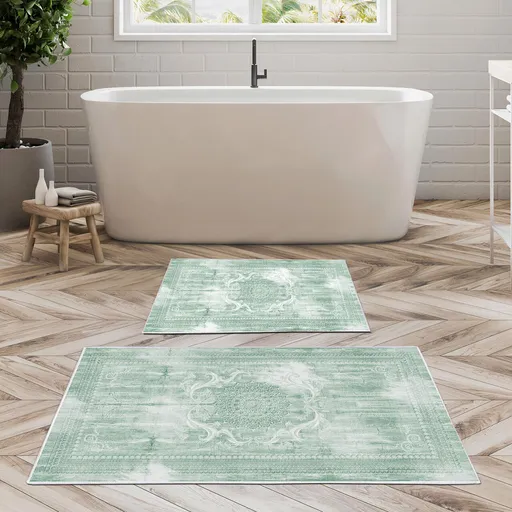 Set covorase de baie, L'essentiel Maison, Kt448 V3, Multicolor