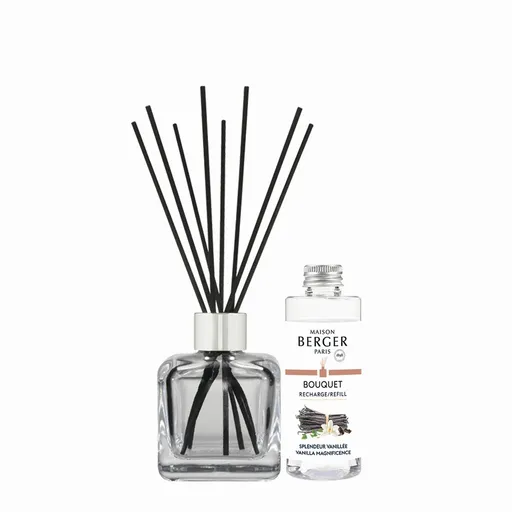 Maison Berger Paris Set cadou difuzor aromă cub + umplere Vanilla Magnificence 100 ml