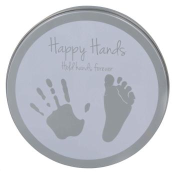 Happy Hands 2D Round Paint Print Kit set de mulaj pentru amprentele bebelușului 1 buc