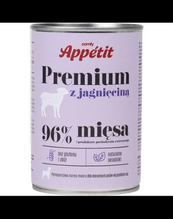 COMFY APPETIT PREMIUM Conserva hrana caine, cu miel 400 g