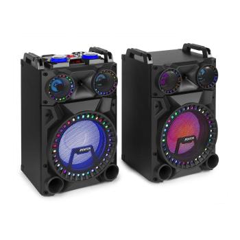 Fenton VS12, Set de difuzoare active, 1200 Watt, 12 ", Sub, BT, USB, Port SD, slot pentru SD