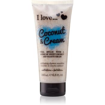 I love... Coconut & Cream gel de dus exfoliant 200 ml