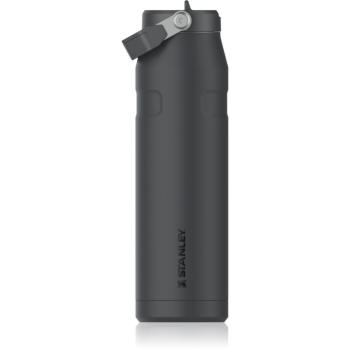 Stanley IceFlow™ Flip Straw Bottle sticlă inoxidabilă pentru apă cu pai Black 2.0 1060 ml