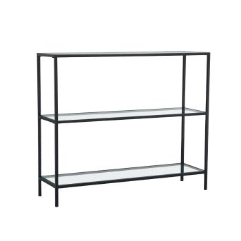 Raft metalic D100, negru, negru