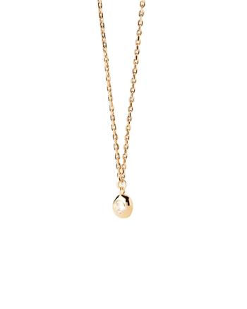 PDPAOLA Colier placat cu aur pentru femei Sand Essentials CO01-869-U