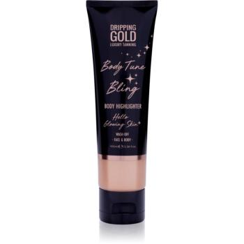 Dripping Gold Luxury Tanning Body Tune Bling crema de strălucire corp si fata 100 ml