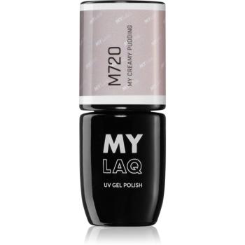 MYLAQ UV Gel Polish lac de unghii sub forma de gel culoare My Creamy Pudding 5 ml