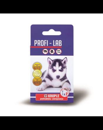 PCHEŁKA Profi-Lab Picaturi antipurici caini 15kg, 2x1.8ml, pe baza de ulei esential