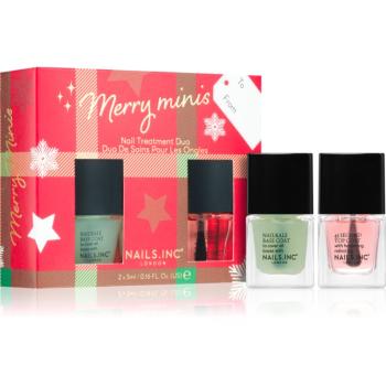 Nails Inc. Merry Minis Nail Treatment Duo set cadou de Crăciun pentru unghii