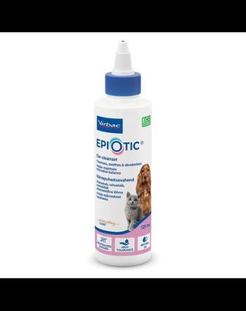 VIRBAC Epiotic Ear Cleanser lichid curatare urechi caini si pisici 125 ml