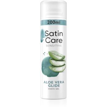 Gillette Satin Care Aloe Vera gel pentru bărbierit pentru femei 200 ml