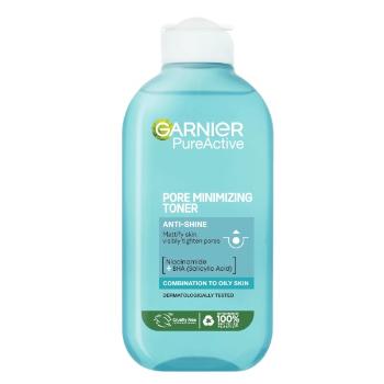 Garnier Demachiante tonic împotriva luciu și porii larg răspândite Pure 200 ml