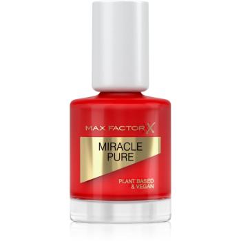 Max Factor Miracle Pure lac de unghii cu rezistenta indelungata culoare 305 Scarlet Poppy 12 ml