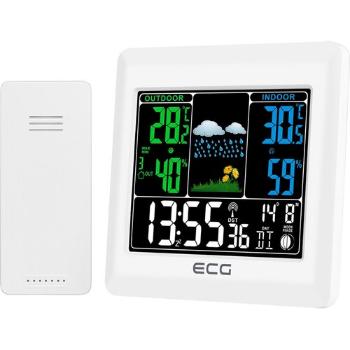 Stație meteo ECG MS 300 White, alb