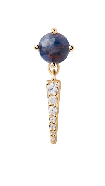 PDPAOLA Cercel single placat cu aur YOKI SODALITE PG01-718-U