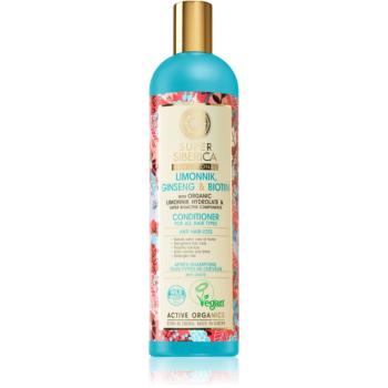 Natura Siberica Limonnik, Ginseng & Biotin balsam fortifiant impotriva caderii parului 400 ml