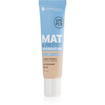Bell Hypoallergenic Mat & Protect machiaj matifiant de lungă durată SPF 25 culoare 01 Vanilla 30 g