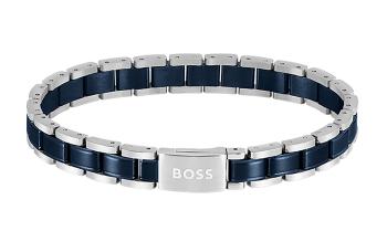 Hugo Boss Brățară bicoloră stilată pentru bărbați Metal Links Essentials 1580664