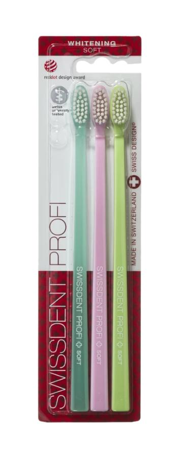 Swissdent Zubná kefka Whitening Soft Verbier 2 + 1 ZADARMO