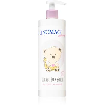 Linomag Emolienty Shower Oil ulei de baie pentru nou-nascuti si copii 400 ml