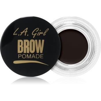 L.A. Girl Cosmetics Brow Pomade pomáda na obočí odstín Soft Black 3 g