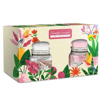 Yankee Candle Pachet cadou de lumânări Sugared Blossom & Duvet Day 2 x 104 g