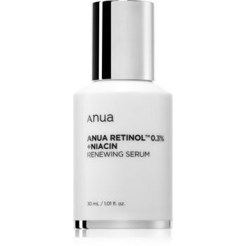 Anua Retinol 0.3% + Niacin Renewing Serum ser de noapte renovator pentru pori dilatati si riduri 30 ml