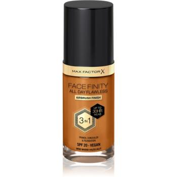 Max Factor Facefinity All Day Flawless machiaj persistent SPF 20 culoare 98 Warm Hazelnut 30 ml