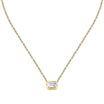 Trussardi Colier elegant placat cu aur cu zirconiu cubic T-Design TJAXA20