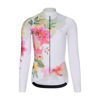 
                         Tricou de cilism pentru iarnă cu mânecă lungă - FLOWERY WINTER 
                