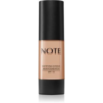 Note Cosmetique Mattifying Extreme Wear Foundation machiaj cu efect matifiant 121 Porcelain 30 ml