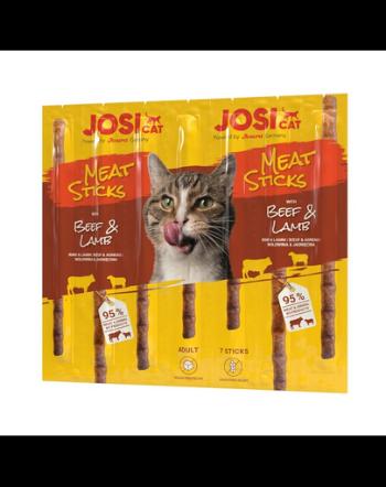 JOSERA JosiCat Meat Sticks batoane pentru pisici, cu vita si miel 35g