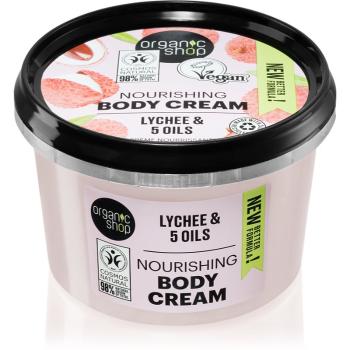 Organic Shop Lychee & 5 Oils crema de corp 250 ml