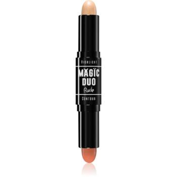 Rude Cosmetics Magic Duo baton pentru dublu contur culoare Medium 4.5 g