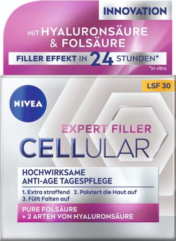 Arckrém NIVEA Hyaluron Cellular Filler Anti-Age SPF30 Day Cream 50 ml