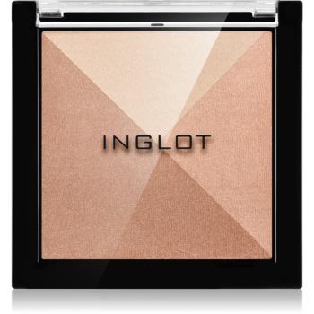 Inglot Multicolour System Highlighting & Bronzing Powder paleta bronzare si stralucire culoare 12 8,8 g