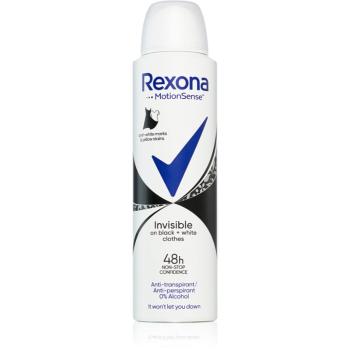 Rexona Invisible on Black + White Clothes Antiperspirant antiperspirant Spray (48h) 150 ml