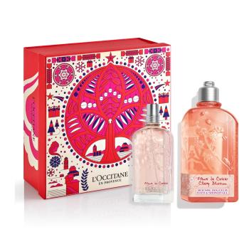 L`Occitane en Provence Set cadou pentru îngrijirea corpului Cherry Blossom EDT