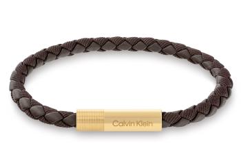 Calvin Klein Brățară din piele maro pentru bărbați Velocity 35100027