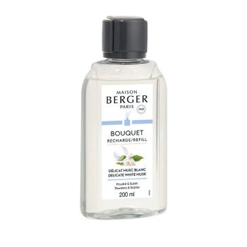 Maison Berger Paris Rezervă pentru lampă catalitică Mosc alb delicat White Musk (Lampe Recharge/Refill) 200 ml