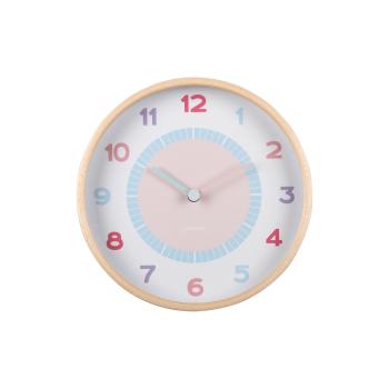 Karlsson 5963MC design ceas de perete albastru deschis, diametru 25 cm