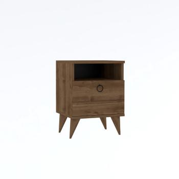 Măsuță de noptieră Barlo Walnut, naturală