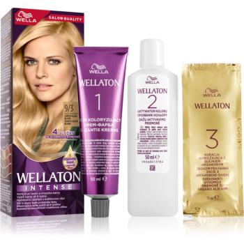 Wella Wellaton Intense Culoare permanenta pentru par cu ulei de argan culoare 9/3 Gold Blonde 1 buc