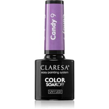 Claresa SoakOff UV/LED Color Candy lac de unghii sub forma de gel culoare 9 5 g