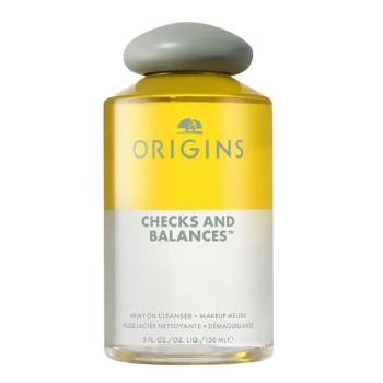 Origins Demachiant în două faze Checks and Balances™ (Milky Oil Cleanser with Rice Oil and Squalane) 150 ml