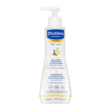 Mustela Bébé Nourishing Cleansing Gel – Cold Cream & Beeswax sprchový gél pre deti 300 ml