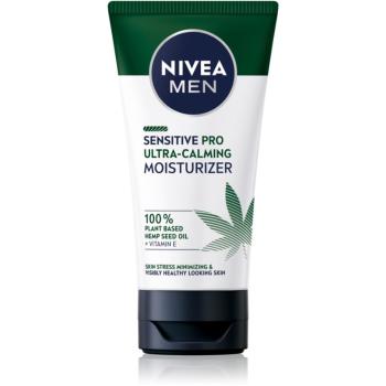 Nivea Men Sensitive Hemp crema de fata calmanta cu ulei de canepa pentru bărbați 75 ml