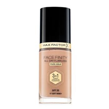 Max Factor Facefinity All Day Flawless Flexi-Hold 3in1 Primer Concealer Foundation SPF20 folyékony make-up 3 az 1-ben 77 30 ml