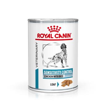 12x410 g Royal Canin Veterinary Sensitivity Control Mousse nedves kutyatáp